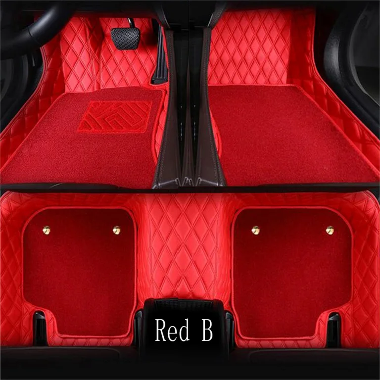 Автомобильные коврики для Infiniti G G25 G35 G35X G37 G37X Q40 Q50 Q60 5D авто-Стайлинг Аксессуары в виде ковриков вкладыши, коврик(2006 - Название цвета: Red B