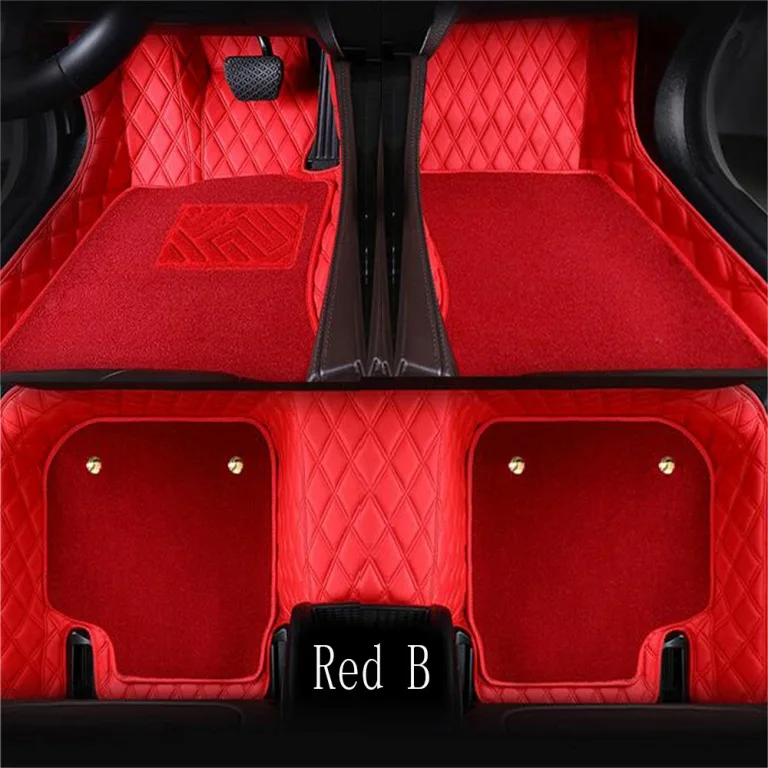 Car floor mats special for Lexus RX200T RX270 RX350 RX450H NX200 GS300 GS250 LS460L LX570 CT200H ES250 rugs liners - Название цвета: Red B