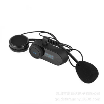 

Plug Motorcycle Helmet Bluetooth Headset Full Dual Function Bluetooth Walkie-Talkie With Led Display Bluetooth