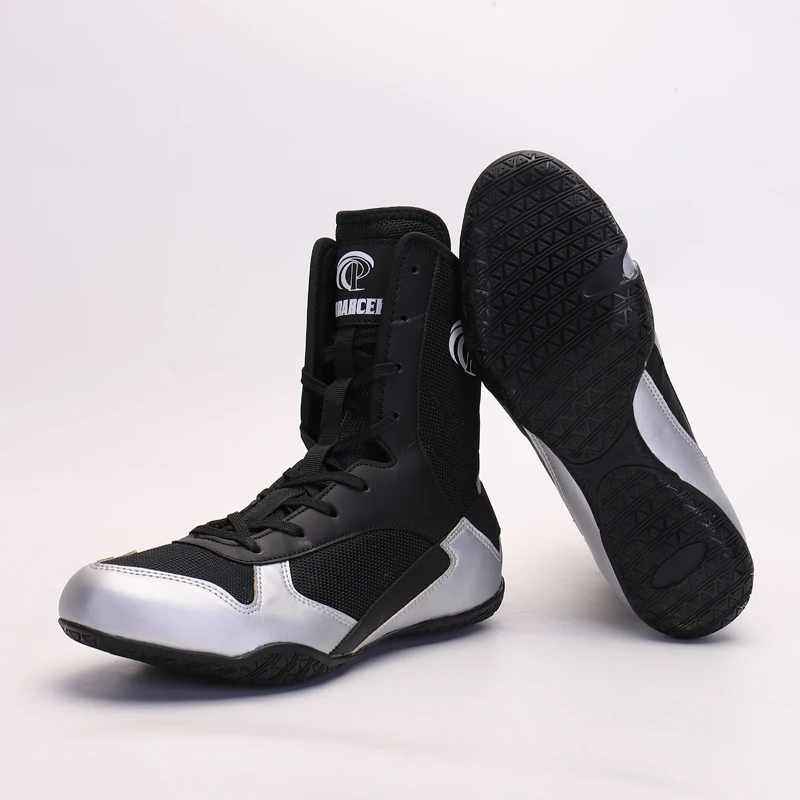 Indoor Soft bottom wrestling shoes Professional Boxing fighting leather