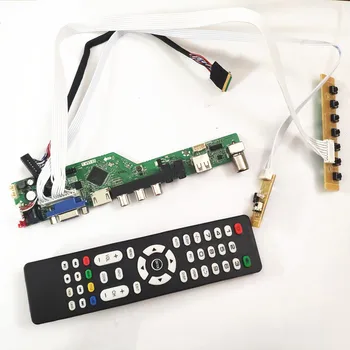 

For B156XW02 V2 HW1A/4A/5A WLED LVDS 40Pin 1366*768 HDMI VGA USB AV RF TV56 display controller drive card 15.6" laptop panel Kit