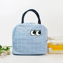 Оригинальная женская сумка в Корейском стиле напрямую от производителя, холщовой сумки Bento Box, сумка для ланча, специальное предложение, квадратная сумка для хранения