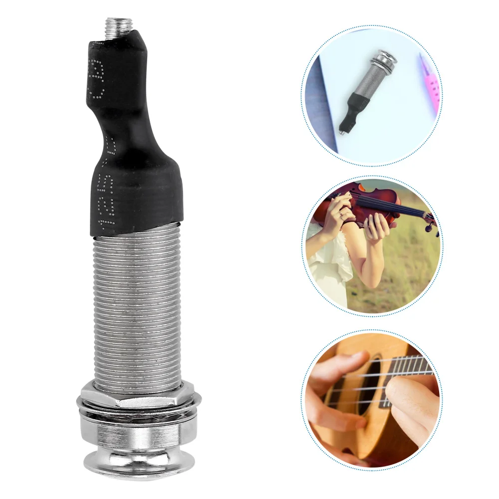 

Threaded Cylinder Long Socket Output Stereo Jack Plug Socket (Silver)