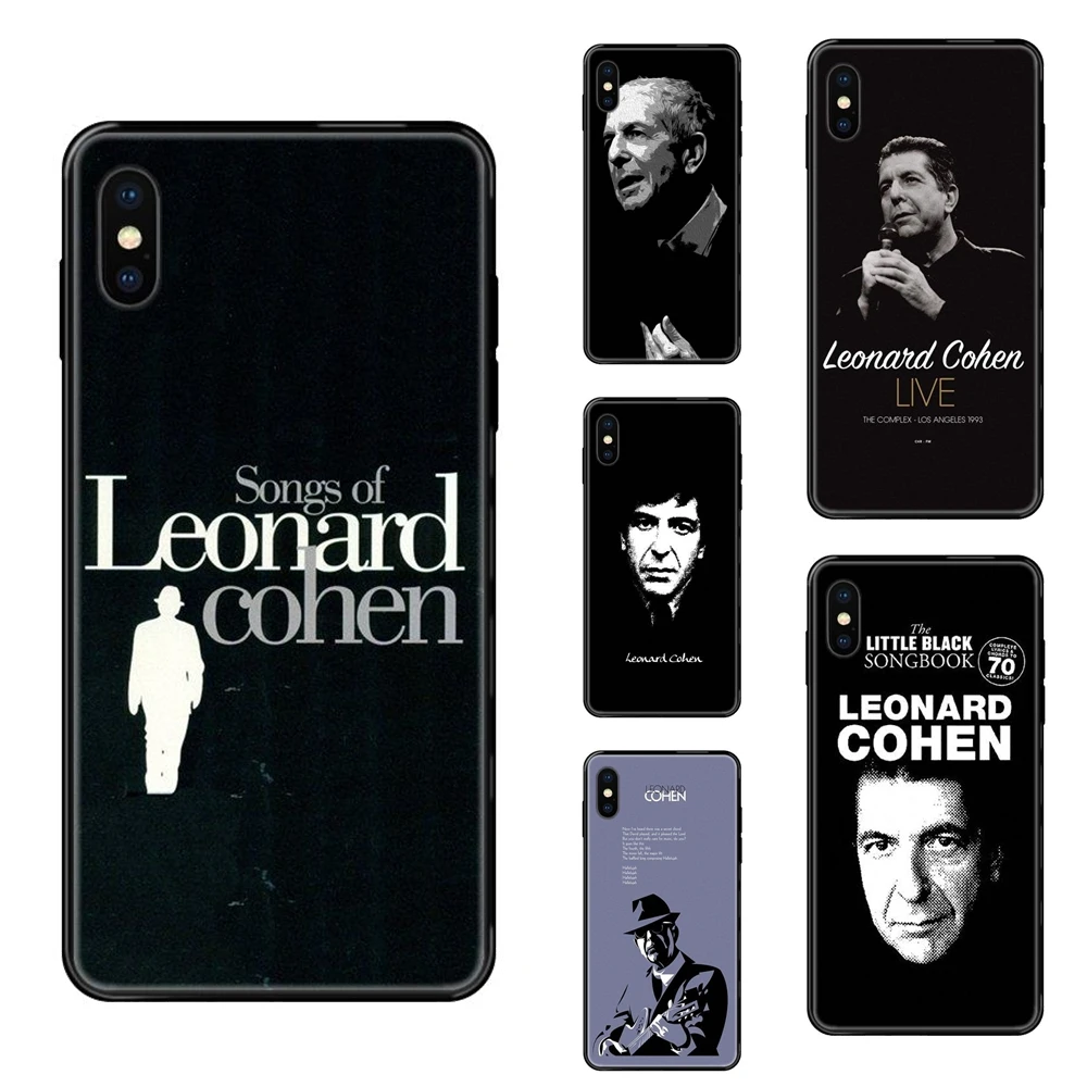 Leonard Cohen Unique Diy Colorful Printing Black Soft TPU For Huawei Honor Play V10 View Mate 10 20 20X 30 Lite Pro Y3 Y5 Y9  | Phone Case  Covers -1005001639273928