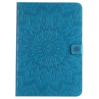 

Tablet Case for Ipad 5 6 Air 1 2 9.7" Universal Fashion Sun Embossed PU Leather Flip Stand Cover Sleep Wake Up Shell Coque+pen