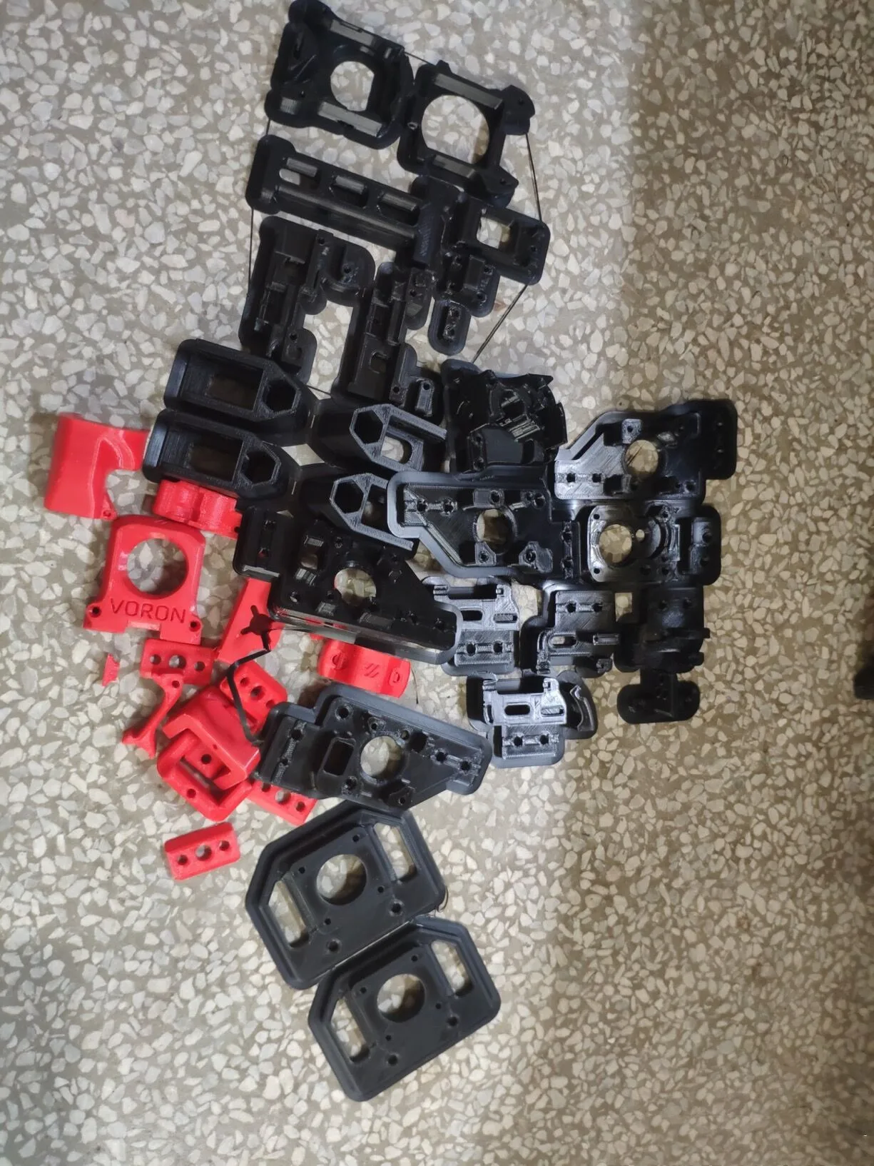 

Voron1.8 3D printer e-sun filament Printed parts with decorativorone parts 3D printer ABS+ printed parts kit Frame Plastic Parts