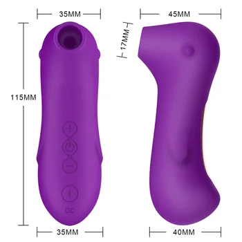 IKOKY Clit Sucker Vibrator Oral Licking Nipple Sucking Blowjob Tongue Vibrating Clitoris Vagina Stimulator Sex Toy for Women 5
