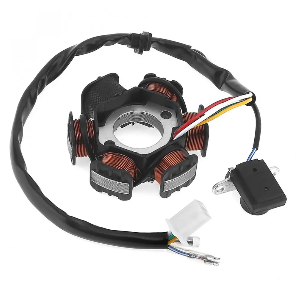 

Генератор для скутеров, 6 катушек, статор для 125 куб. См и 150 куб. См, китайские мотовездеходы GY6, мотовездеходы/мотовездеходы