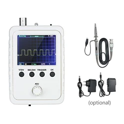 2.4 Inch TFT Digital Oscilloscope Kit DS0150 (Assembled Finished Machine) With Power Supply BNC-Clip Cable Probe Upgraded DSO138