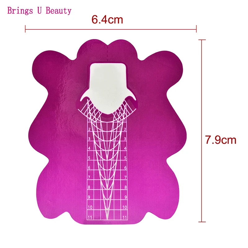 Self-Adhesive Nail Form Stickers for Nail Tips Extension
