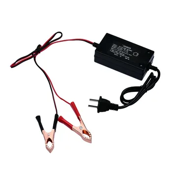 

12V Volt Automatic Car Battery Float Trickle Charger Direct AC Charge With Crocodile clip Motorcycle Boat Tractor Accessory#PY10