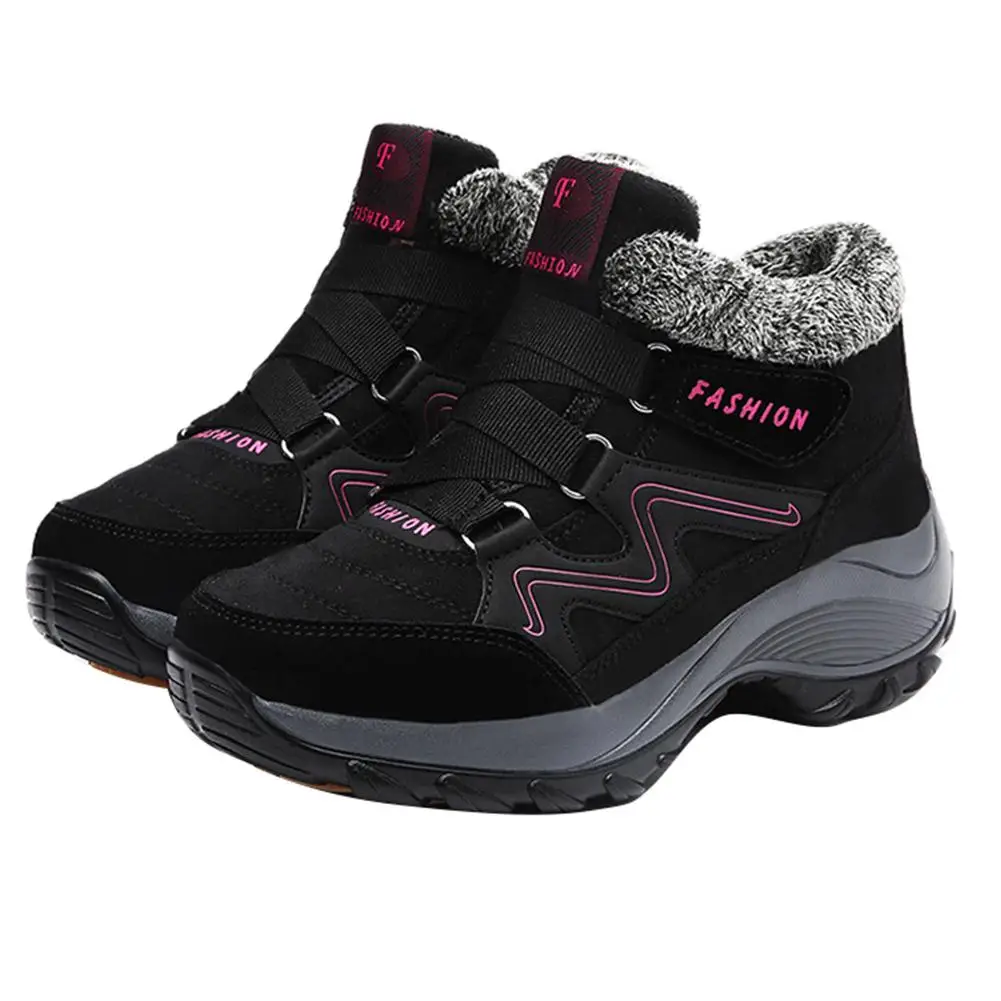 

Hiking Shoes For Women Outdoor Hiking Boots Antiskid Waterproof Sports Shoes Camping Sports Shoes Warm Women's Cotton Boots