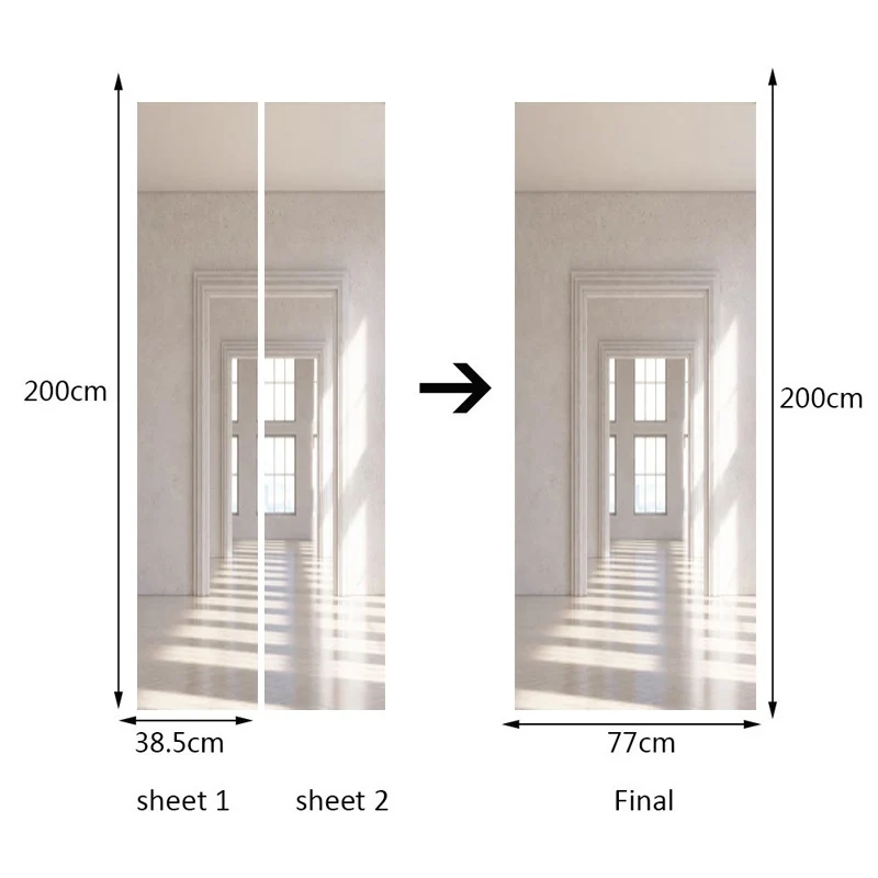 ПВХ самоклеящаяся Водонепроницаемая Наклейка на стену дверь обои современные 3D космические креативные DIY дверные наклейки s домашний Декор Гостиная
