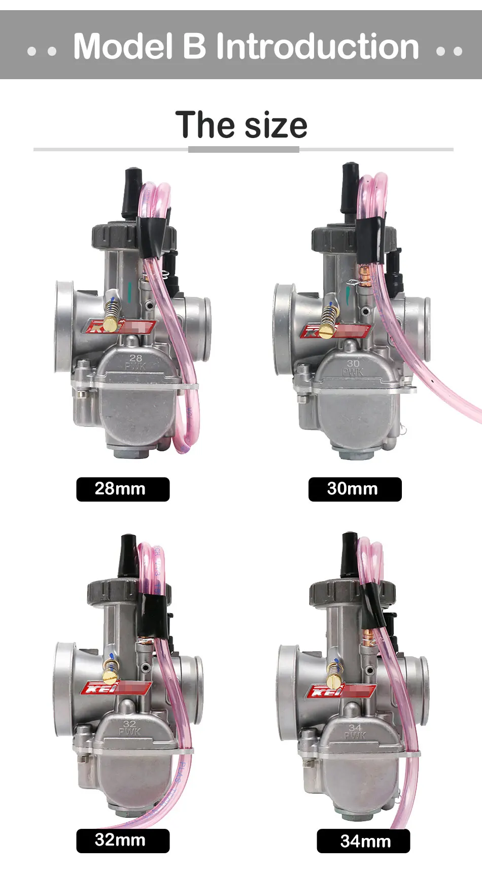 Alconstar-PWK Keihin мотоцикл Карбюратор Carb с силовой струей 28 30 32 34 мм для Honda KTM 125-250cc ATV UTV Грязь велосипед ямы гонки