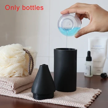 

200ml Shampoo Emulsion Container Body Lotion Wide Mouth Silicone Face Cream Hand Portable Travel Bottle Hotel Home