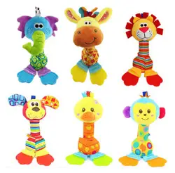 Прямая продажа от производителя, многофункциональная погремушка в виде обезьяны и жирафа для детей 0-1 лет, детские игрушки от производителя