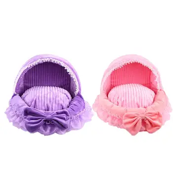 

Japanese and Korean Style Princess Series Removable and Washable Pet Nest - Autumn and Winter Warm and Breathable Pet Nest Facto