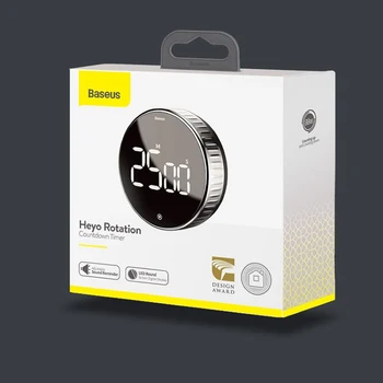 

Rotary Countdown Timer Kitchen Magnetic Suction Electronic Timing Alarm Clock Fitness Timer (without Battery) Kitchen Tools