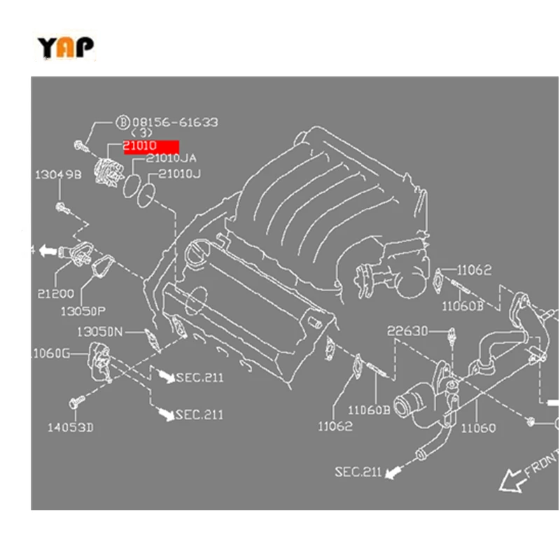 Engine Coolant Pump For Fitnissan Water Pump Coolant Pump U12 M11 Cae Ca18n Cas 2 0l 1 8l L4 71e28 71e26 Pump For Pump Pumppump For Water Aliexpress