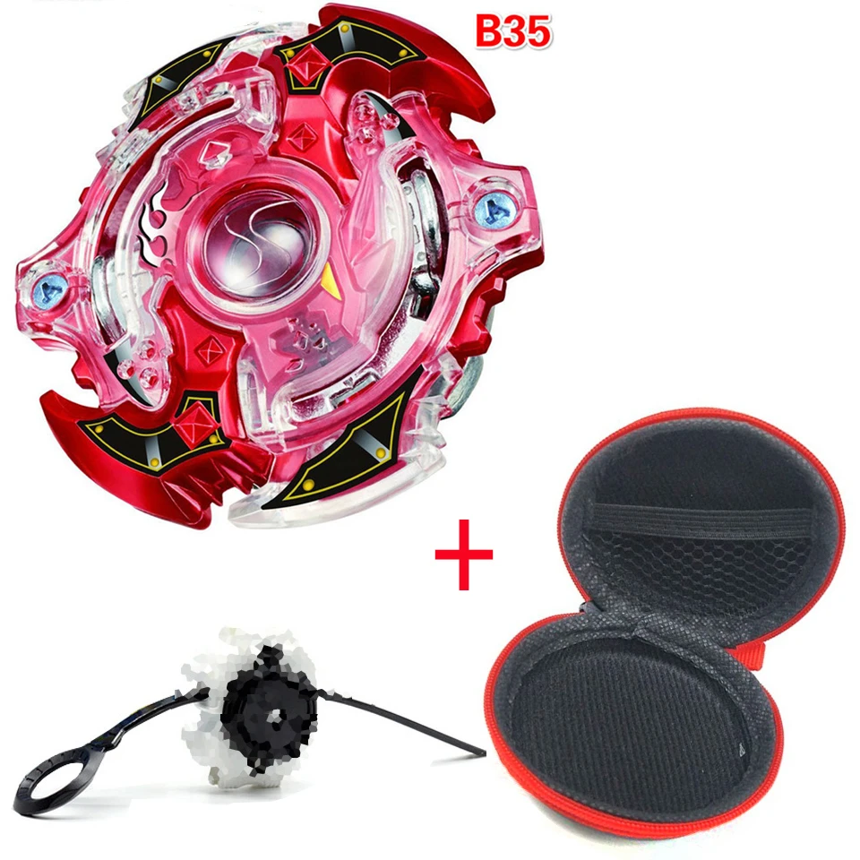 Beyblades B145 144 металлический приклеенный верх Beyblade Burst 4d Master Bayblade Bey Blade с пусковым устройством и сумкой Beyblade игрушки - Цвет: B35