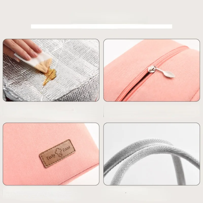 Borsa termica per il pranzo, borsa termica portatile isolata, contenitore per alimenti freddi, scuola, picnic, per uomini, donne, bambini, viaggio, lunchbox_voghion.com
