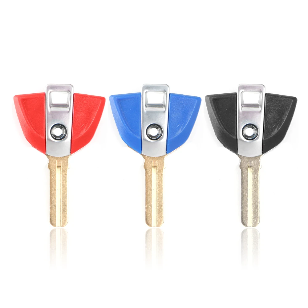 Motorcycle Blank Key For BMW Sticker R 1200 R R1200 GS R1200 S Emblem Replacement Uncut Blank Embryo Parts Motor Bike Key Motorcycle Accessories