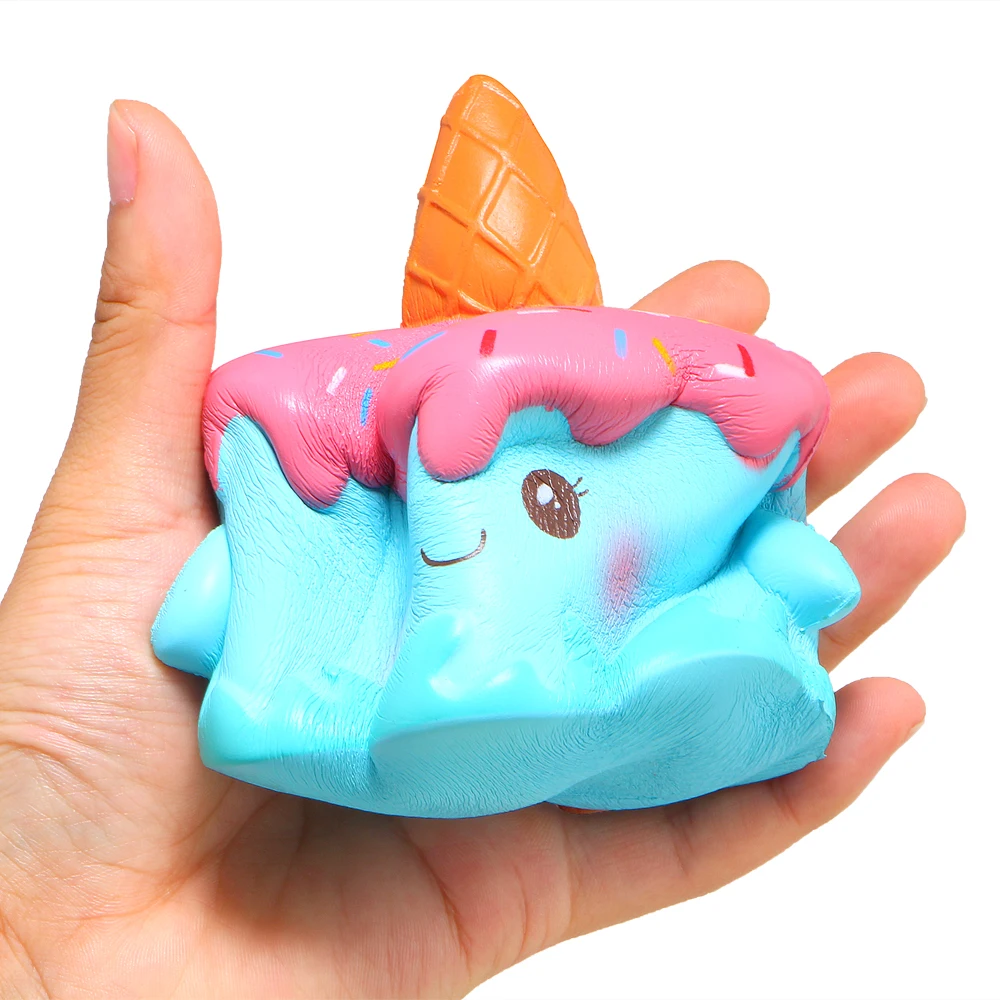 Jumbo Cute Surprizamals Cake Hamburger Squishy Unicorn Milk Slow Rising  Squeeze Toy Scented Stress Relief for Kid Fun Gift Toy