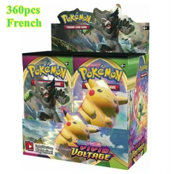 Cartes Pokemon Version française 360 pièces, Collection divertissement, jeu de société, combat, dessin animé, cadeau 
