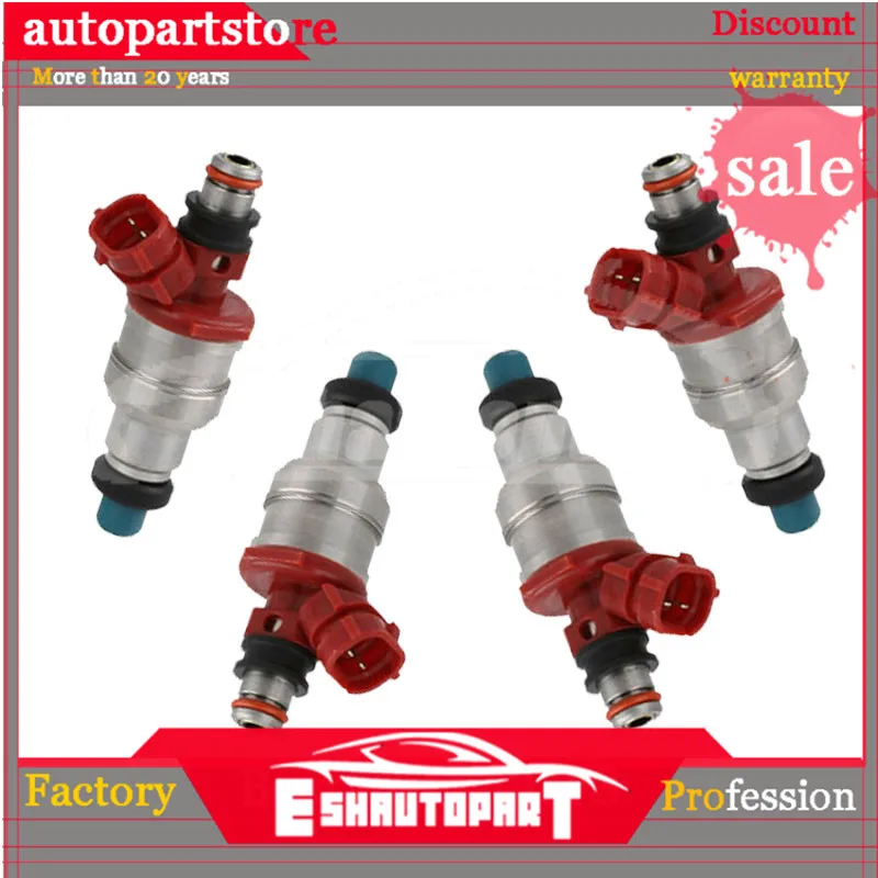 4 шт. Форсунка топливной форсунки для To-yota 4-runner P-ickup 22RE 2.4L OEM 23250-35040 23209-35040