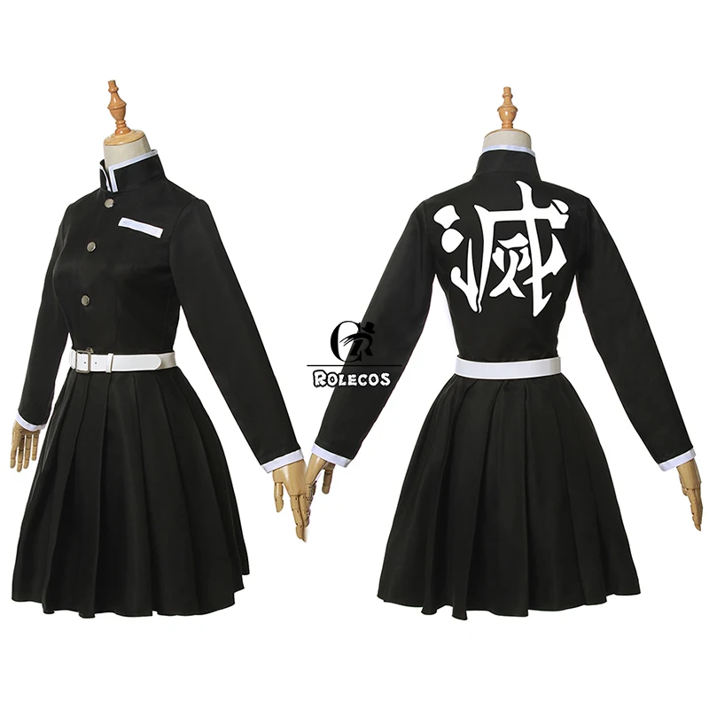 ROLECOS аниме демон Slayer Косплей Костюм Tsuyuri Kanawo Kimetsu no Yaiba косплей костюм женское