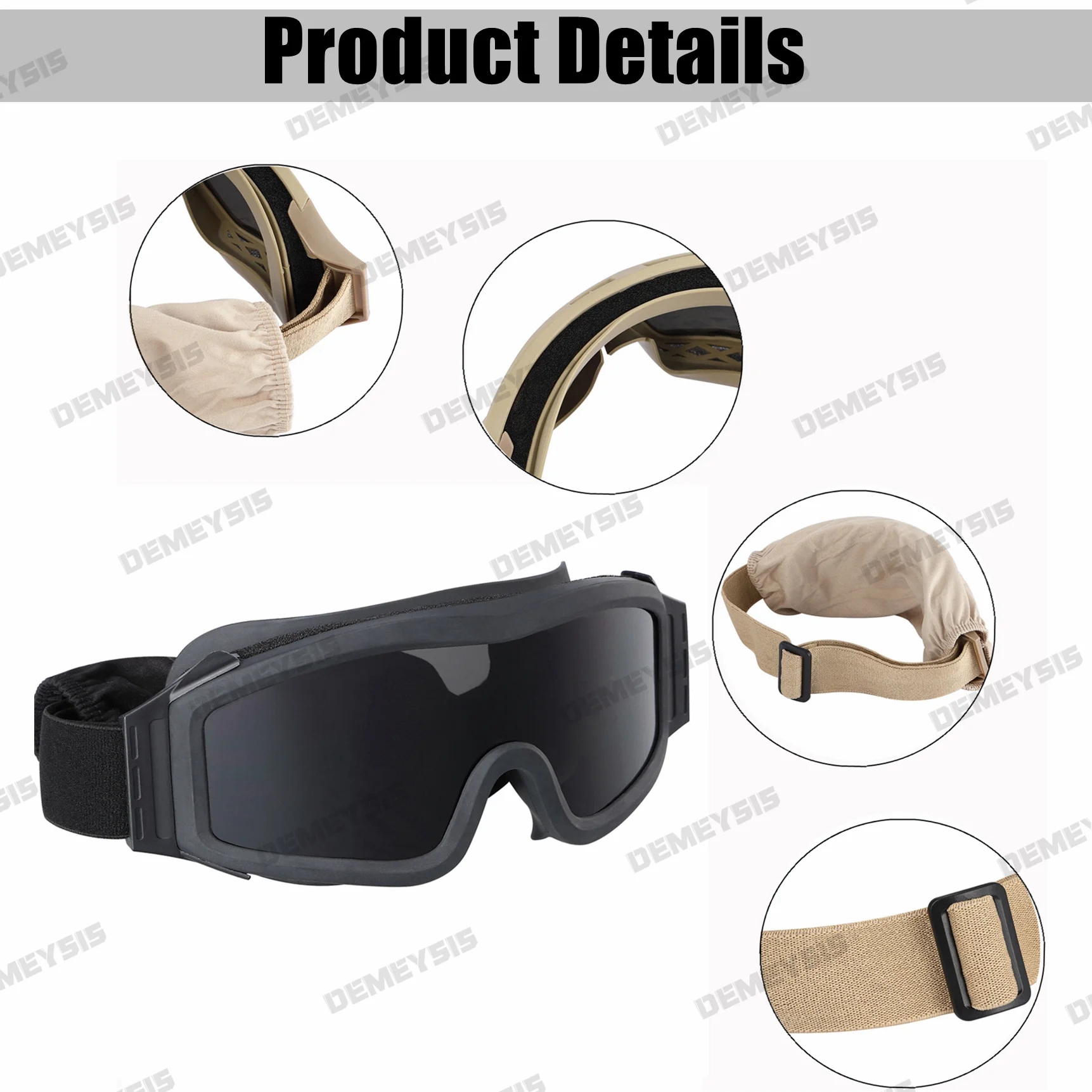 Military Airsoft Tactical Goggles