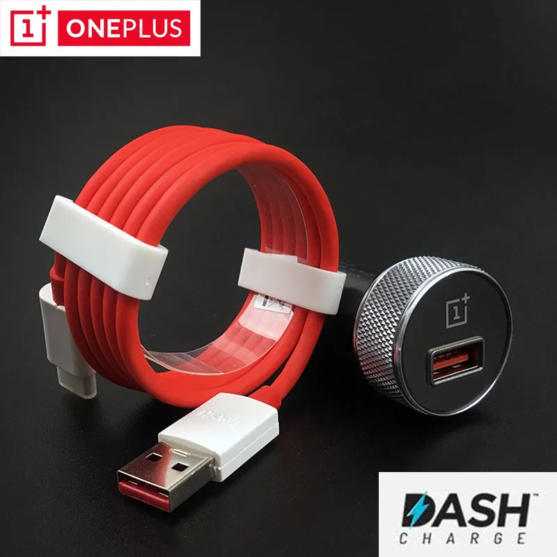 

Original Oneplus Dash Car Charger QC 3.0 Quick Fast Charge Power Charge Adapter For Oneplus 3 t 5 5t 6 6t Round usb type c cable