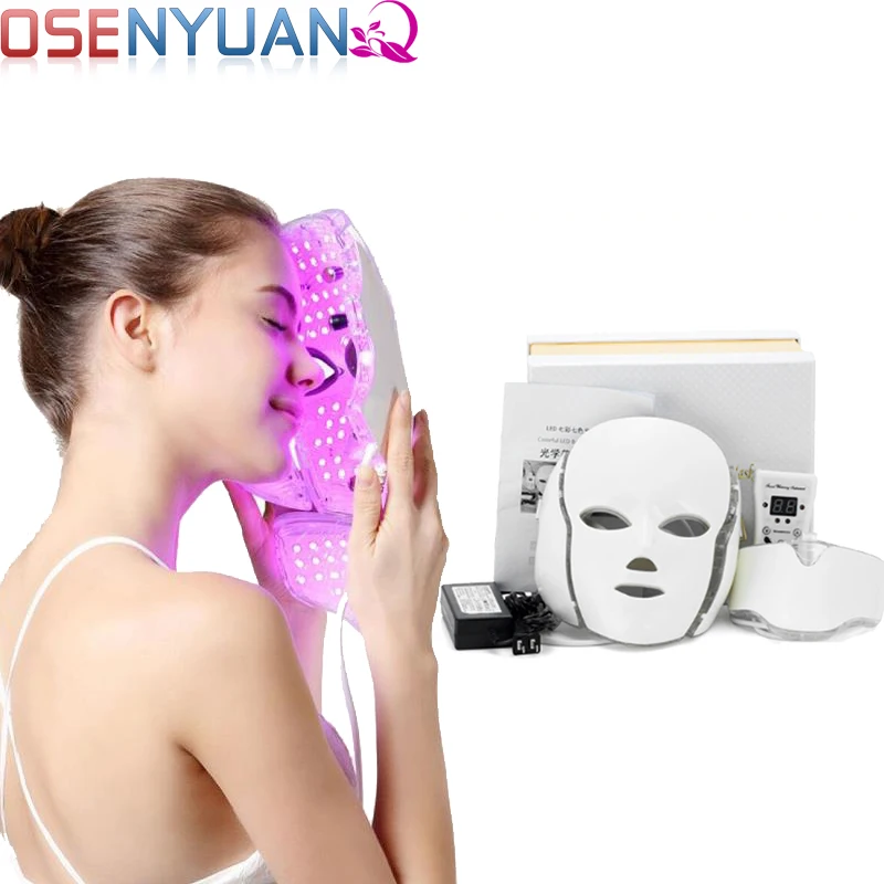 

Beauty Skin Rejuvenation Photon 7 Color LED Light Therapy Whitening Anti-aging Acne Smooth Wrinkles Fine Lines Skin Tightening