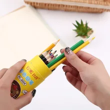 Шланг цветной карандаш 12 цвет 24 цвет 48 Цвет карандаш окрашенный эскиз для карандаша сквозной узор