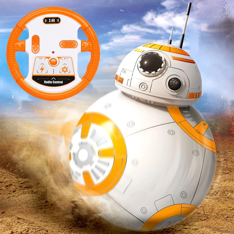 Быстрая, BB-8, шар, Звездные войны, р/у, фигурка, BB 8 Droid Robot, 2,4G, пульт дистанционного управления, Интеллектуальный робот BB8, модель, детская игрушка, подарок