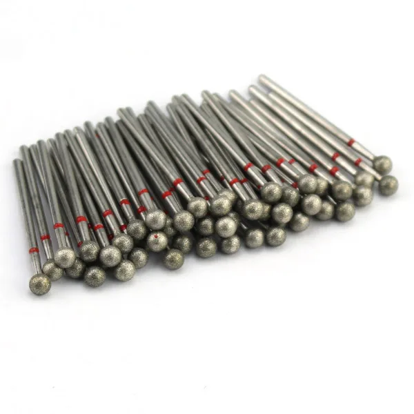 SET19-H33 50 шт./компл. набор сверл с бриллиантовой крошкой CuttersNail сверло для маникюра вращающаяся электрическая машинка для стрижки биты для кутикулы, шлифовальный инструмент Аксессуары - Цвет: SET19-H33