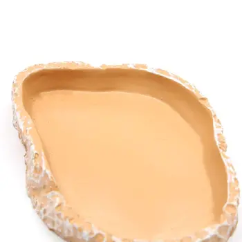 

Pet Feeder Bowl Basin Resin Non-toxic Food Water Pot Reptile Turtle Tortoise Scorpion Lizard Crabs Pets Supplies C63B