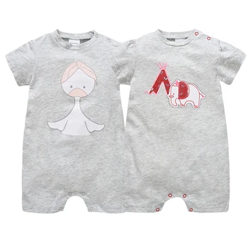 

2020 New Style Baby Girl Romper 2 Pcs/set Newborn Body Clothes Soft Cotton Cartoon Jumpsuit One Piece 3m New Born Jumpsuit
