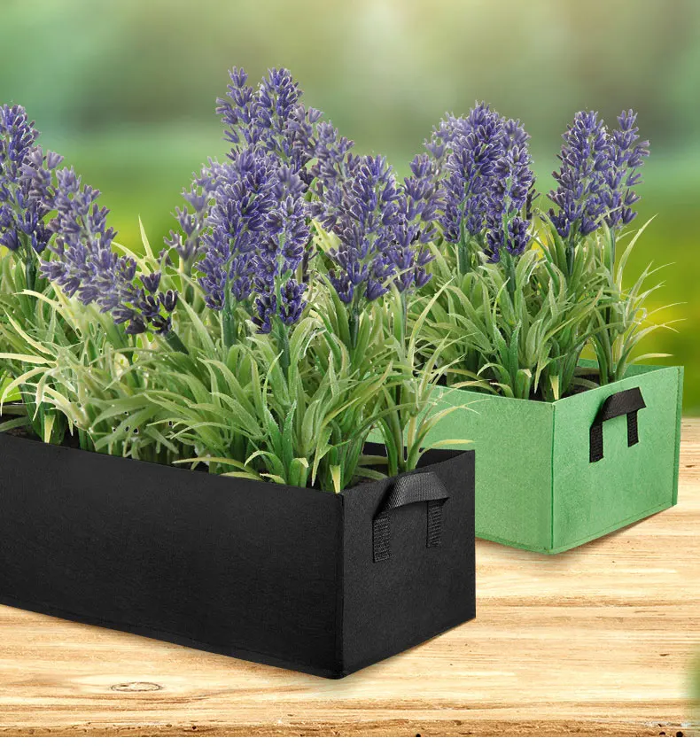 OUCRIY Sacs De Culture 7/12/15/18 Poches, Sac De Plantation, Jardin, Balcon, Mur, Plantes à Fleurs Verticales, Pot Suspendu (7 Bouches