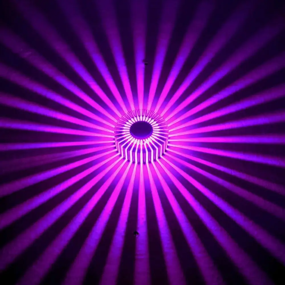 

Sun Flower Lighting Creative Wall Lamp LED Aisle Light Aluminum Background Decorative Light Corridor Light Bar KTV Club Light