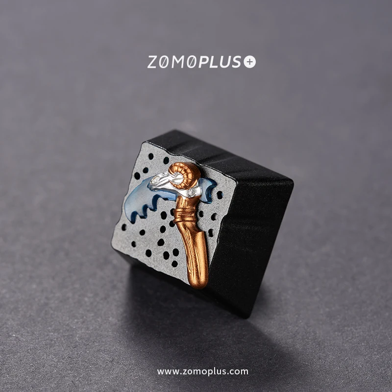 Zomo Plus Série Dota2 Scythe de Vyse Alumínio Artesanal Keycap Teclado Mecânico Gaming Keycap - Imagem 3