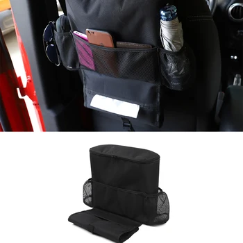 

Car Seat Storage Bag Auto Seat Back Organizer For Jeep Wrangler YJ TJ JK JKU JL JLU JT Car Interior Accessories Oxford Cloth+ABS
