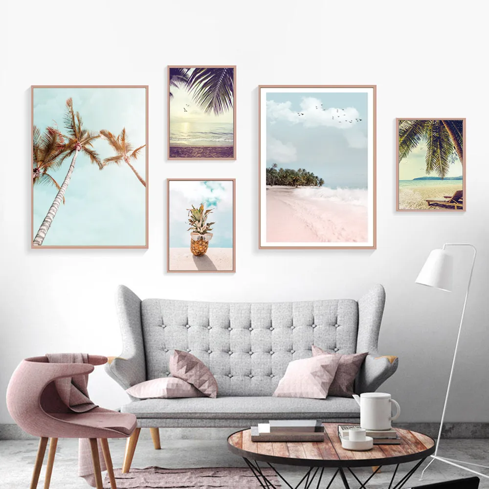 Пейзаж стены искусства холст печать ананас настенные фотографии для гостиной