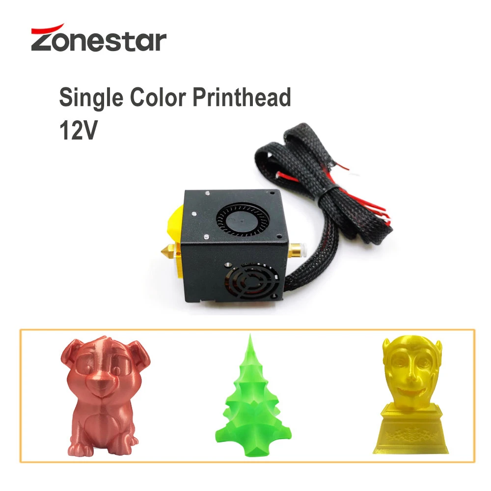 Комплект для обновления 3D-принтера ZONESTAR 12 В экструдер с одним/двумя/тремя