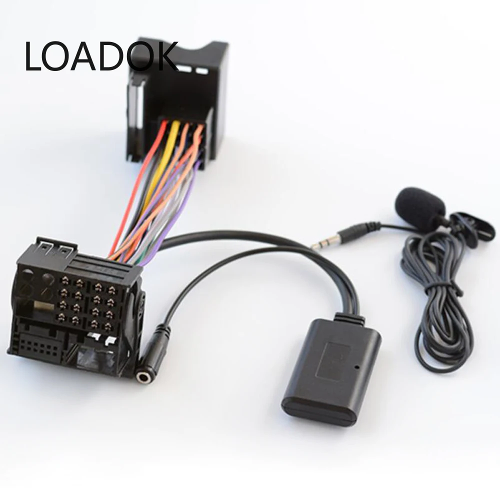 

2020 Car Bluetooth 5.0 Music AUX Adapter+ Microphone Handsfree Wiring for Ford Mondeo Fiesta Cargador De Bluetooth