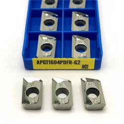APGT1604 PDFR G2 H01 Aluminum Milling Insert Turning Tool CNC Cutting Tool APGT 1604 High Quality Turning Insert