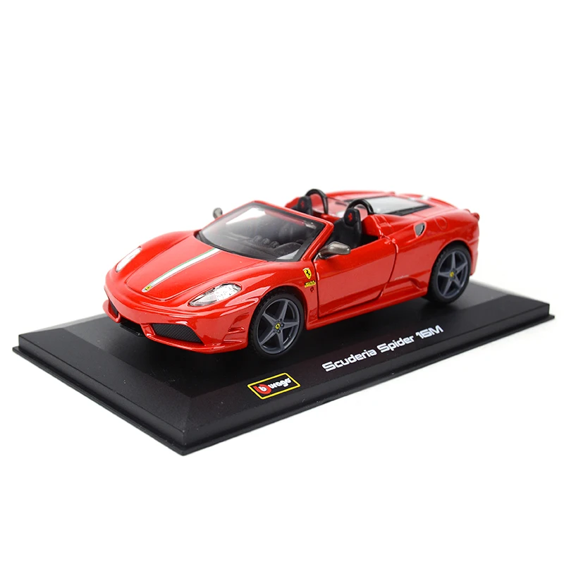 Bburago 1:32 F430 Scuderia Spider 16 м спортивный автомобиль статическое моделирование литые