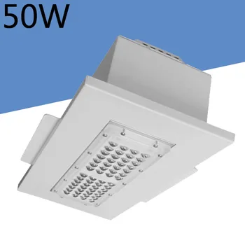 

50w Gas Station Lamp AC90-305V 130lm W 5 year warranty Led Canopy Light Industrial Factory High Bay Commercial Celling light