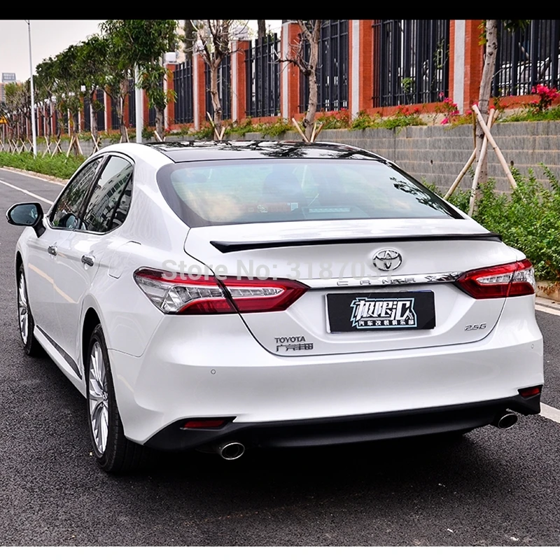 Спойлер для Toyota Camry 2018 высококачественный АБС-пластик задний спойлер на крыло