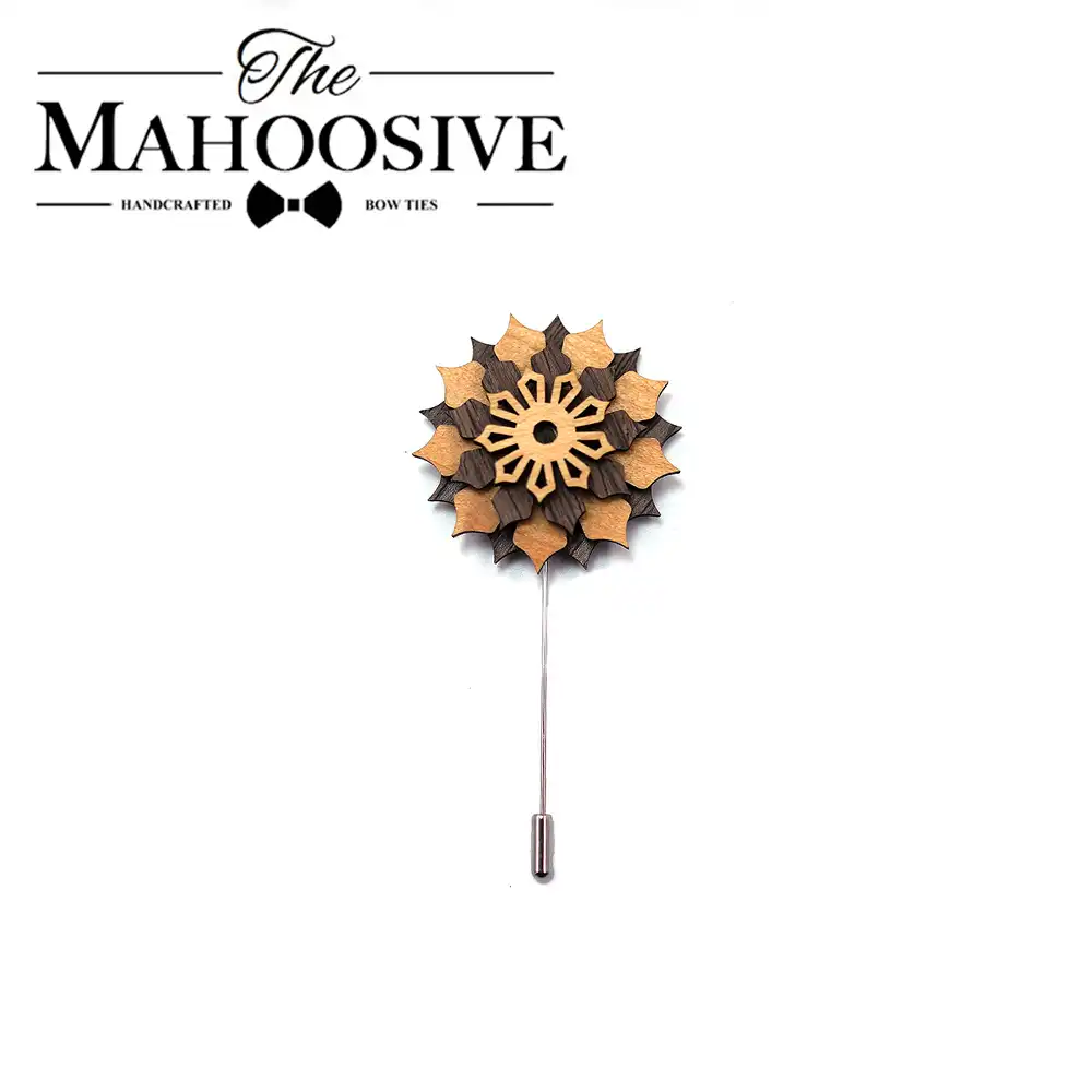 Broche De Madera Con Flores Para Hombre Y Mujer Alfileres De Solapa Flor De Madera Para Boda Perlas Broches Joyeria Broches Aliexpress